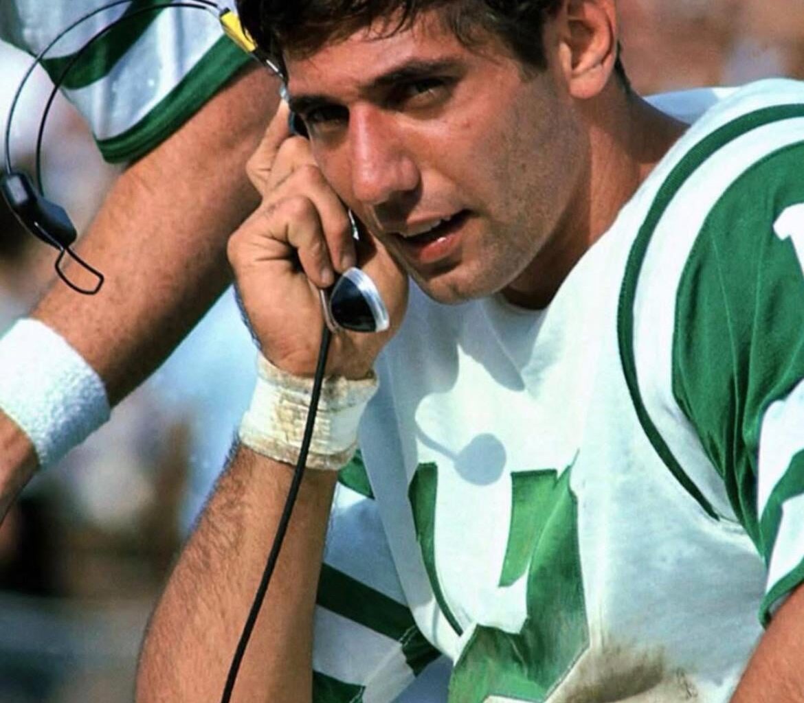 The great Joe Namath. Broadway Joe!!
