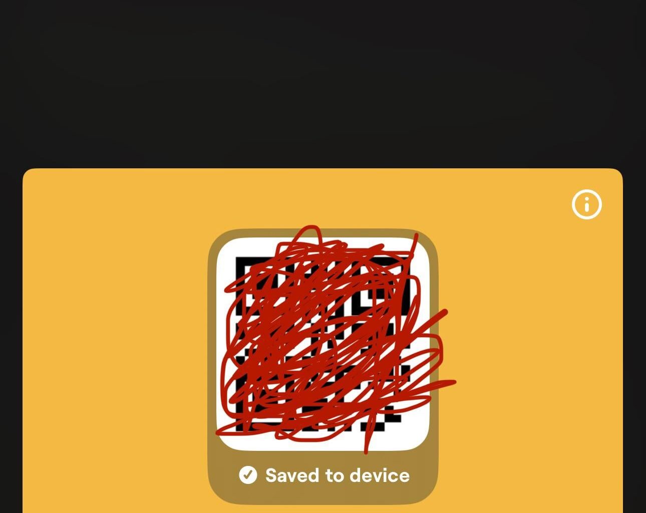 Gold A parking pass for sale