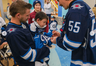 Winnipeg's True MVPs. Jets Spreading Warmth and Wonder This Holiday Season