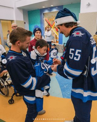 Winnipeg's True MVPs. Jets Spreading Warmth and Wonder This Holiday Season