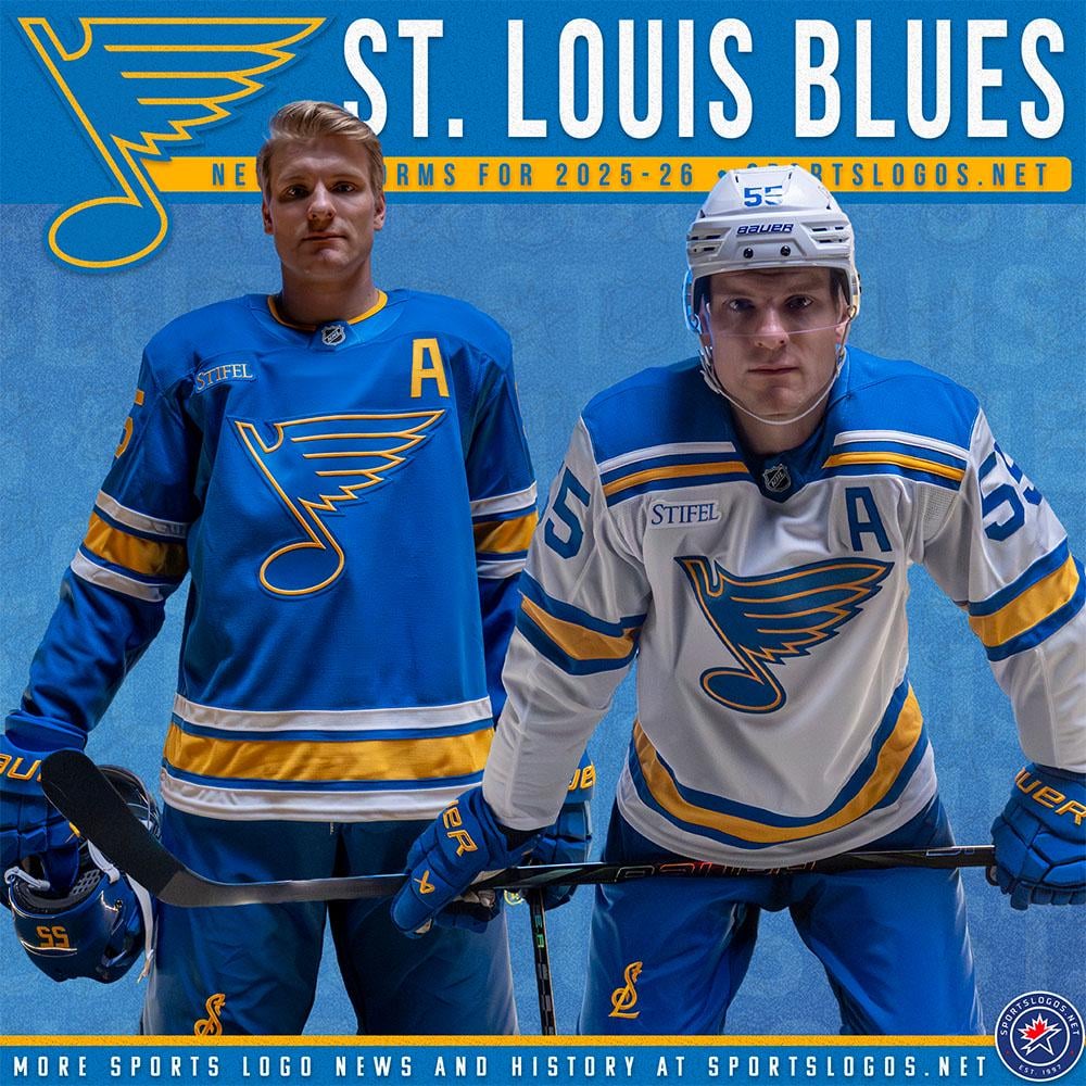 I think the Blues new jerseys are cursed