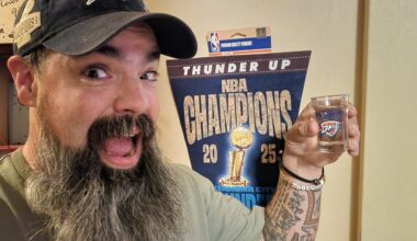 OKC Victory Shot #23 of the 25'-26' Season! 🌩💙🎷💙🌩