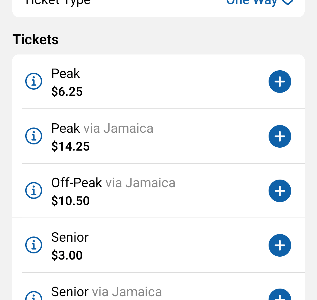 LIRR to UBS: Why is off-peak more expensive?