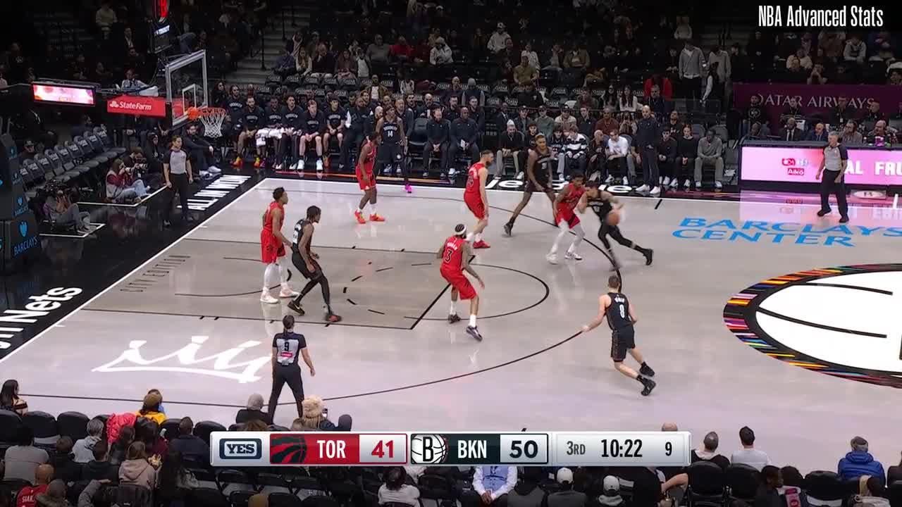 [Highlight] Michael Porter Jr drops 24 points, 11 rebounds, and 5 assists in the Nets win over Toronto