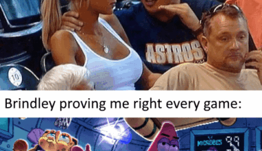 She might divorce me but it's worth it if he keeps playing like this