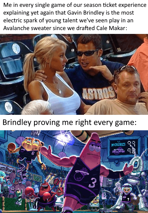 She might divorce me but it's worth it if he keeps playing like this