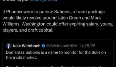 What is this? We’re not sending draft capital for Sabonis.
