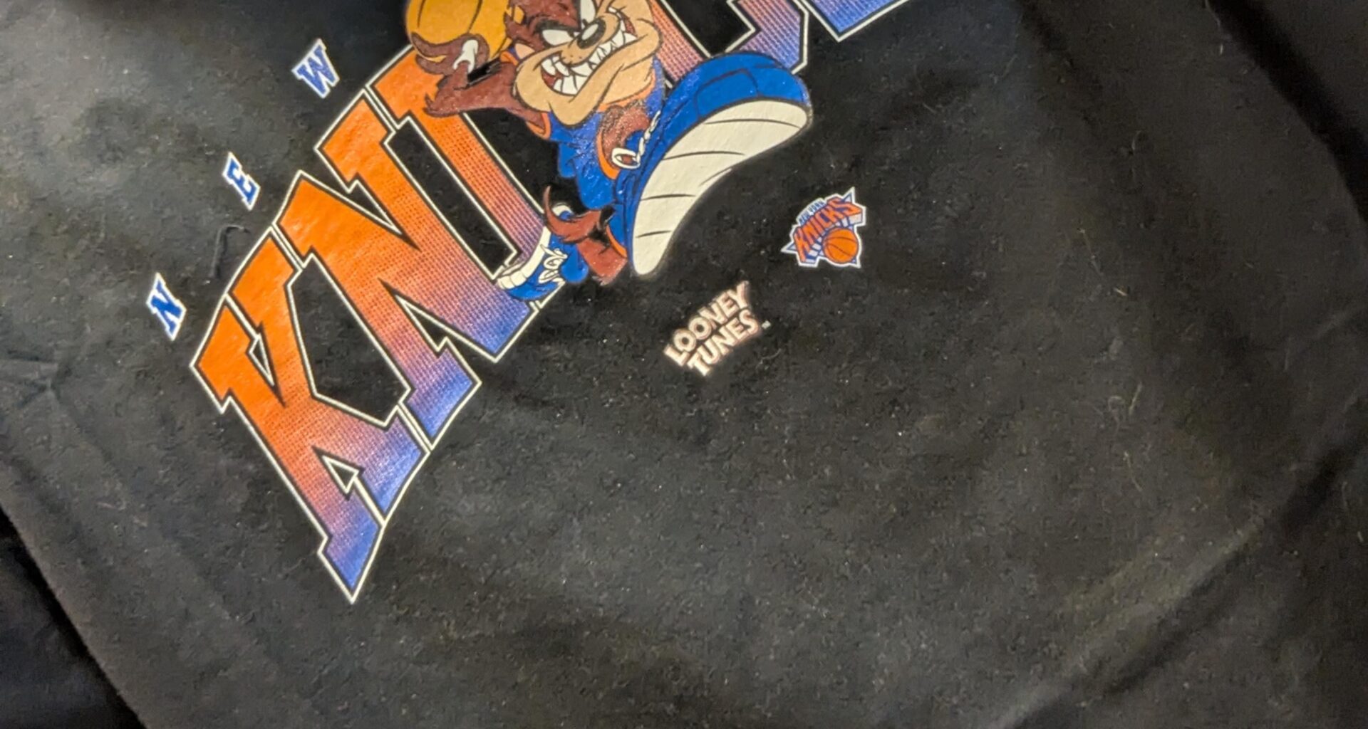 I got this shirt for Christmas! My first ever piece of Knicks merch!