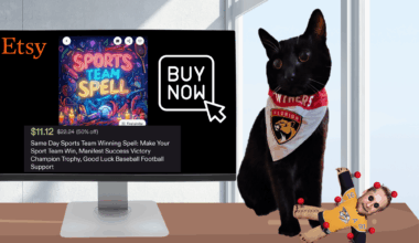 JP is getting desperate. Came home to him trying voodoo and those damn etsy witches!