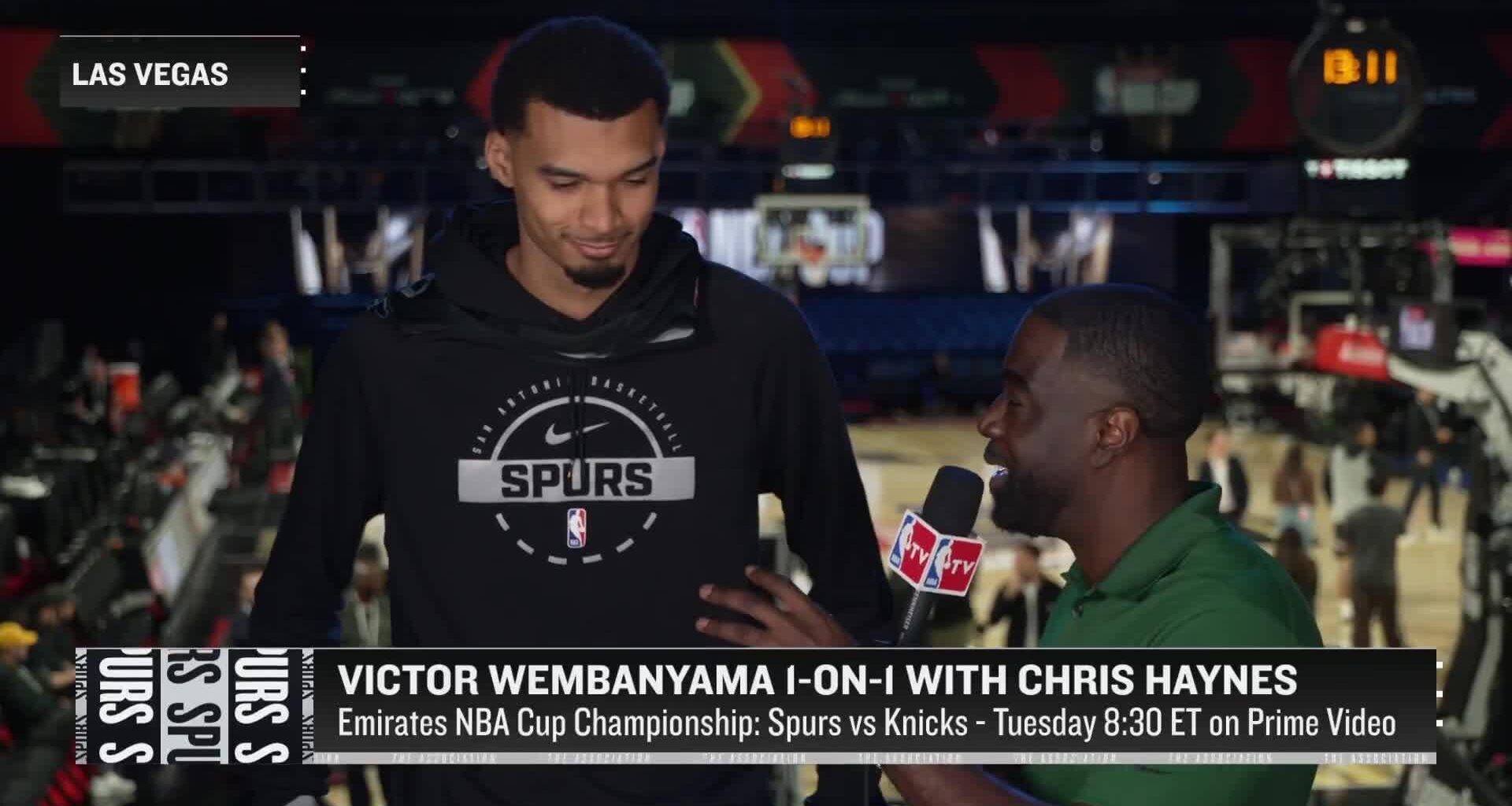 Wemby on the Knicks: "They don't play a brand of basketball as sophisticated as the Miami Heat or the Thunder. But their physicality is top in the league, so it's a very tough team to play against" (via @NBATV)