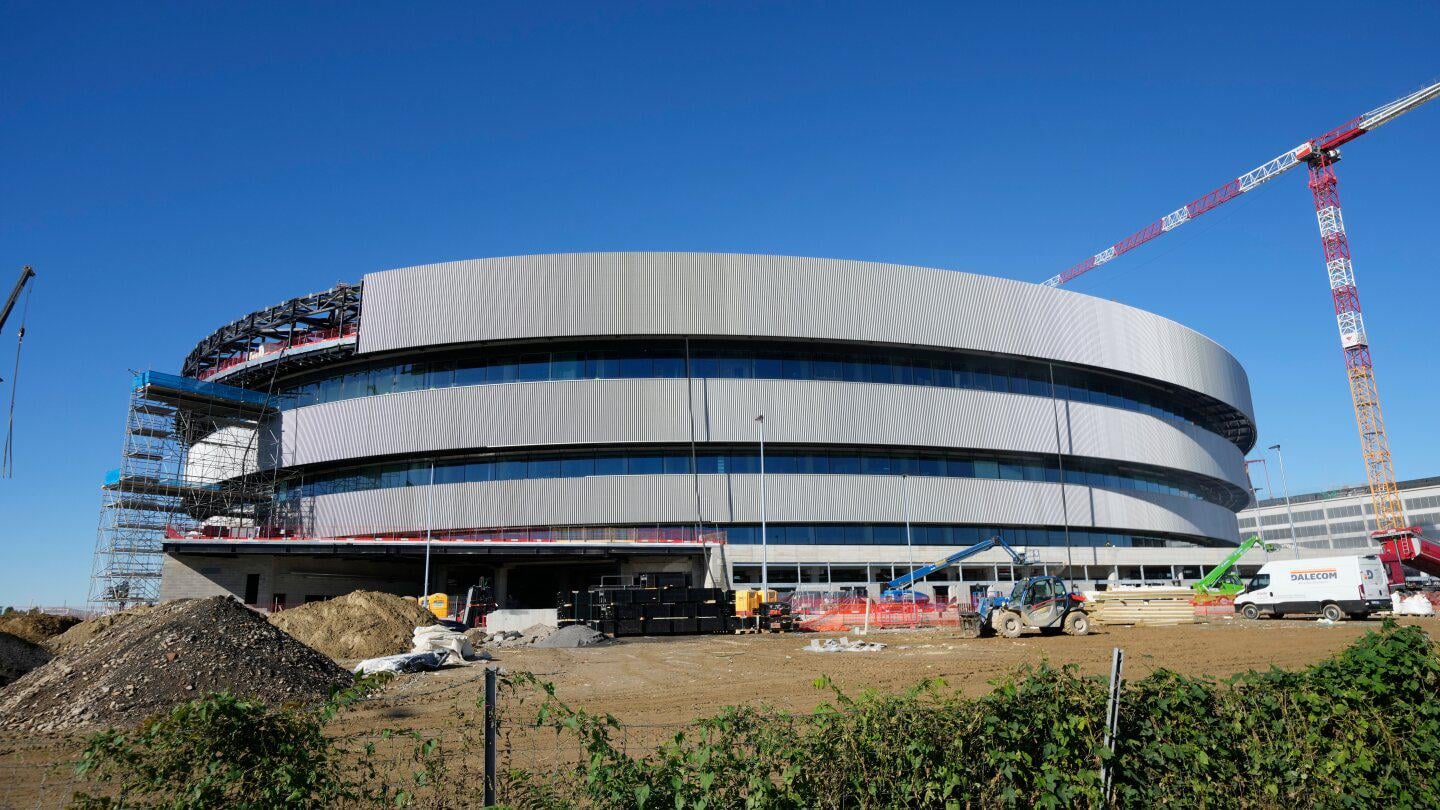 No backup plan for Milan Olympic ice hockey arena as construction goes down to the wire