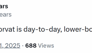 [Sears]: Roy says Bo Horvat is day-to-day, lower-body