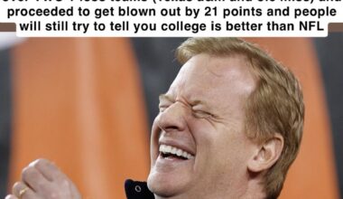 Reminder NCAA playoffs are decided by random journalists who sit in a room and talk about which teams would make them more money