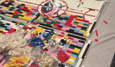 Lego Nationwide arena coming together slowly but surely!