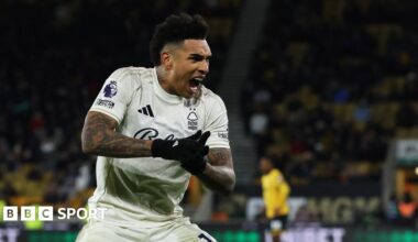 Wolves 0-1 Nottingham Forest: Igor Jesus' first Premier League goal earns victory