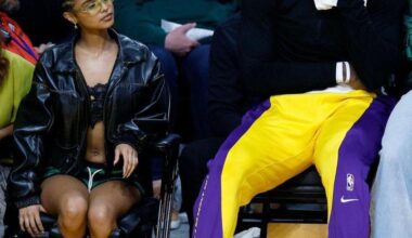 Popular Singer Tyla Got Lakers Seat Right Next to Bench