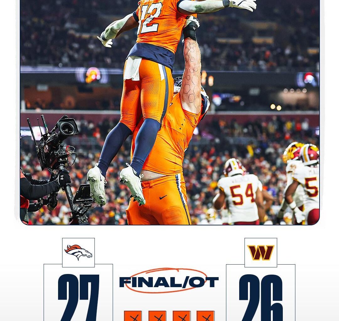 BRONCOS WIN!! Bonitto with the SWAT🏈