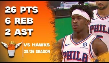 VJ Edgecombe 26 Points vs Hawks Full Highlights! (12/14/2025)