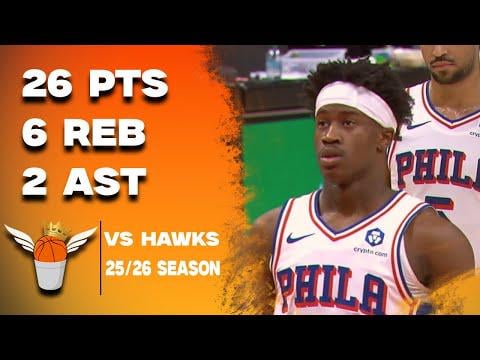 VJ Edgecombe 26 Points vs Hawks Full Highlights! (12/14/2025)