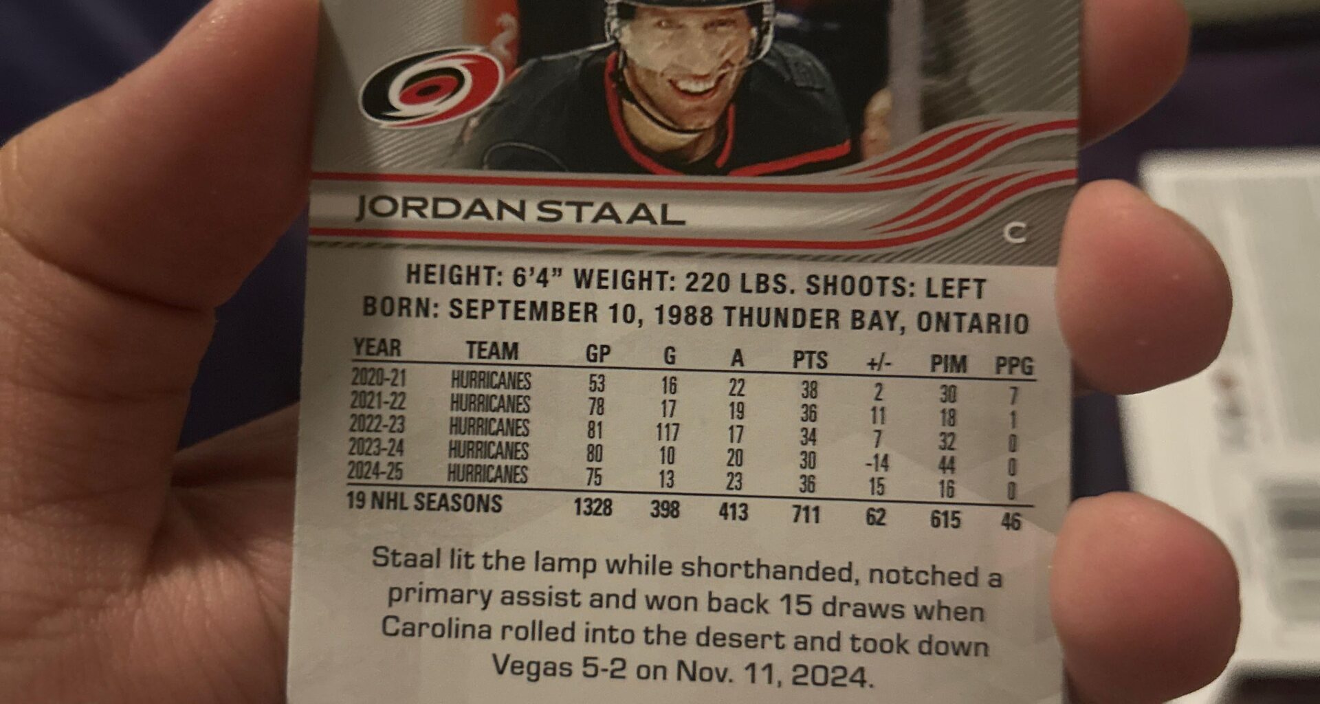 I opened a pack of trading cards and rediscovered our superstar