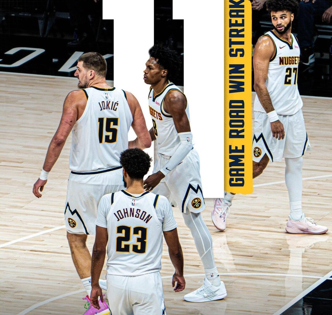 11 in Row on the road🏀🏔️🔥 and our Best Start in Franchise History 18-6🏔️🏀