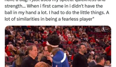 Dwayne Wade had some kind words for VJ last night