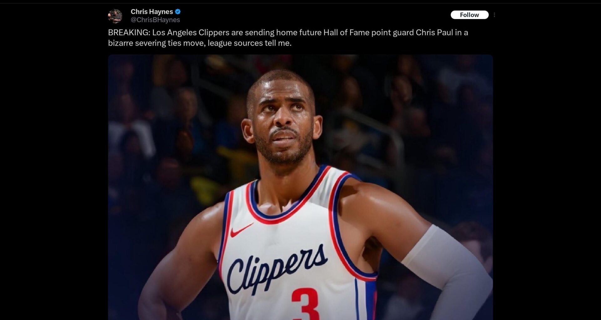 Fuck the Clippers, bring him home for one last ring chase