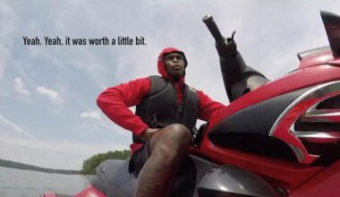 Remember that time Julio lost a diamond earring jet skiing at Lake Lanier