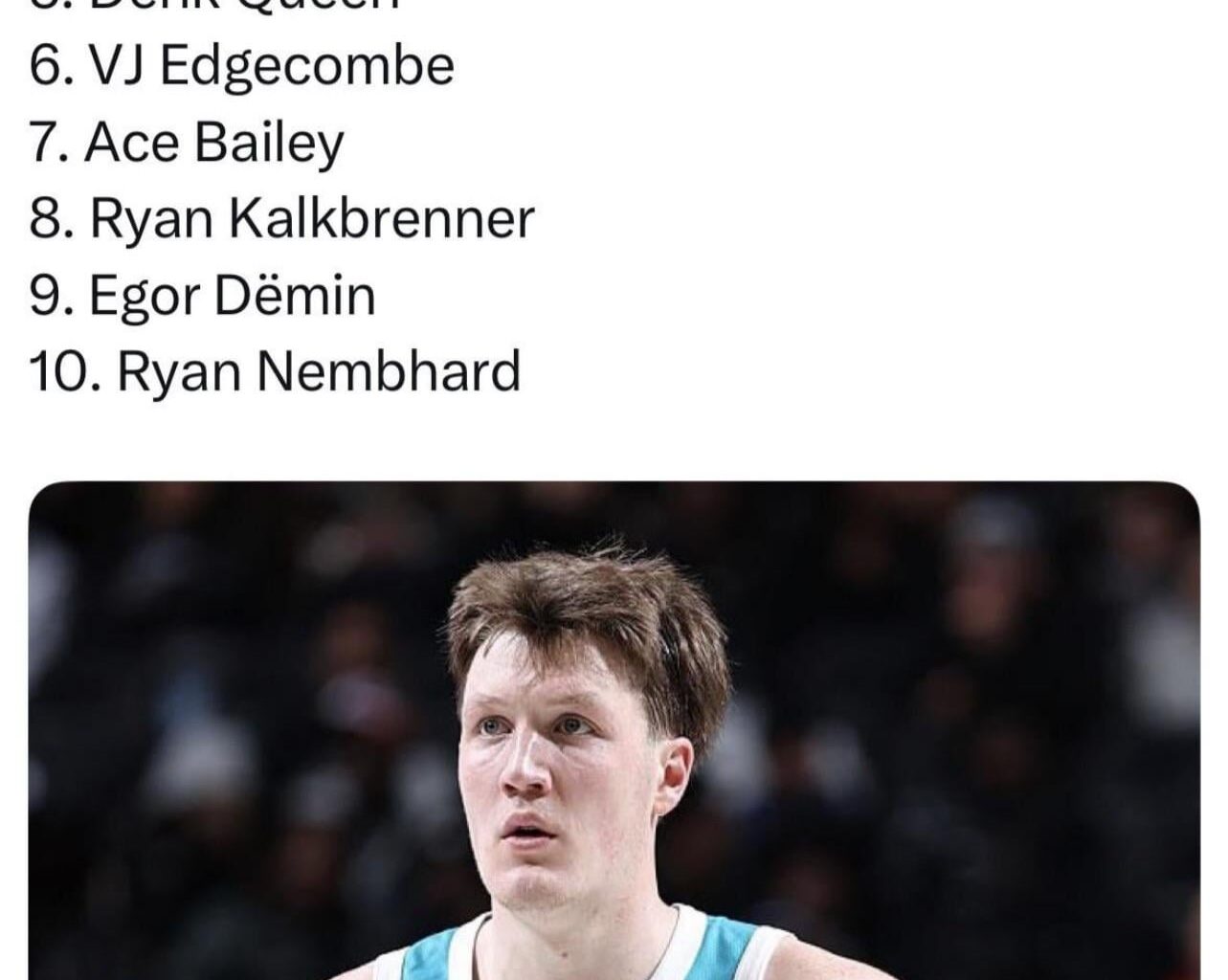 NBA’s Rookie Ladder has two Maverick Rookies in the top 10.