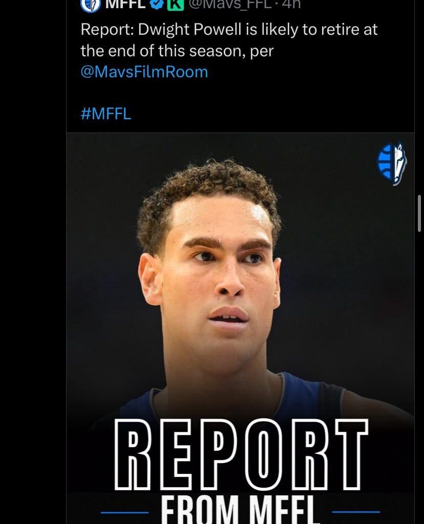 Mavericks Minority Owner Mark Cuban Denounces “Dwight Powell Retirement” Rumor as False