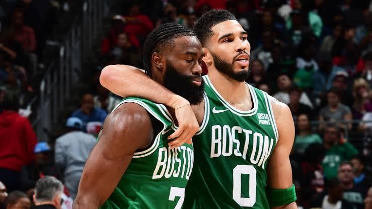 First Option Jaylen Brown and Facilitator Jayson Tatum would feed families
