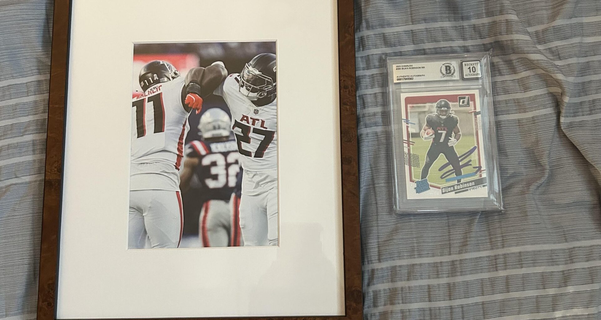 Got some nice Falcons gifts — hope y’all had a great Christmas!
