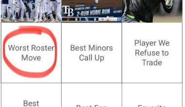 2025 Rays Wrap up: Day 4 - Worst Roster Move