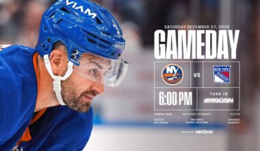 Game Thread: New York Rangers (19-16-4) at New York Islanders (20-13-4) - 27 Dec 2025 - 6:00PM EST