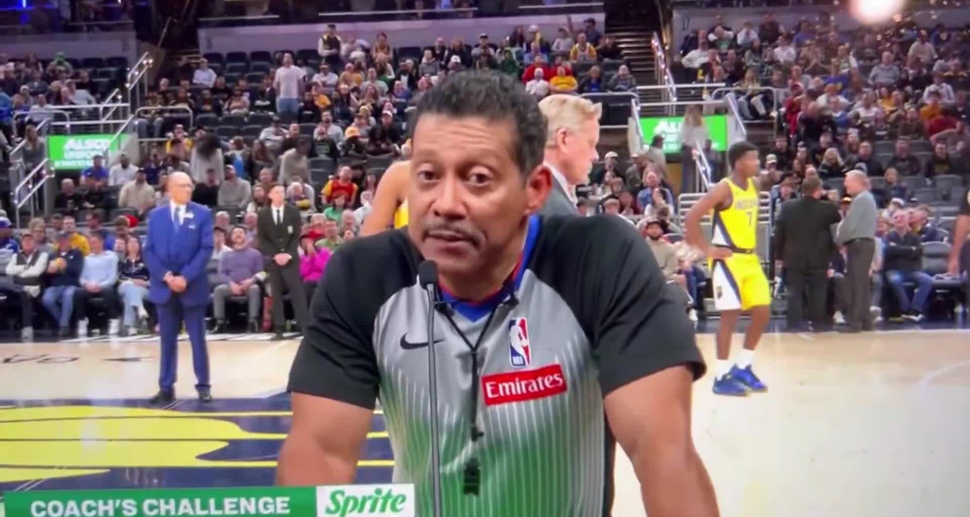 [Highlight] Tyrese Haliburton reaction to Bill Kennedy announcing the Pacers challenge was unsuccessful. “What the fu*k is he talking about”