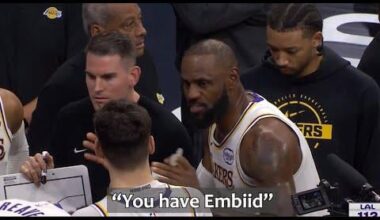 LeBron James Figures Out 76ers Play To Win The Game