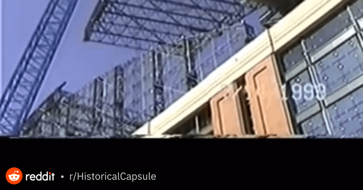 From the megalophobia community on Reddit: One of the biggest crane accidents in history (Big Blue crane collapse in 1999) (nope)