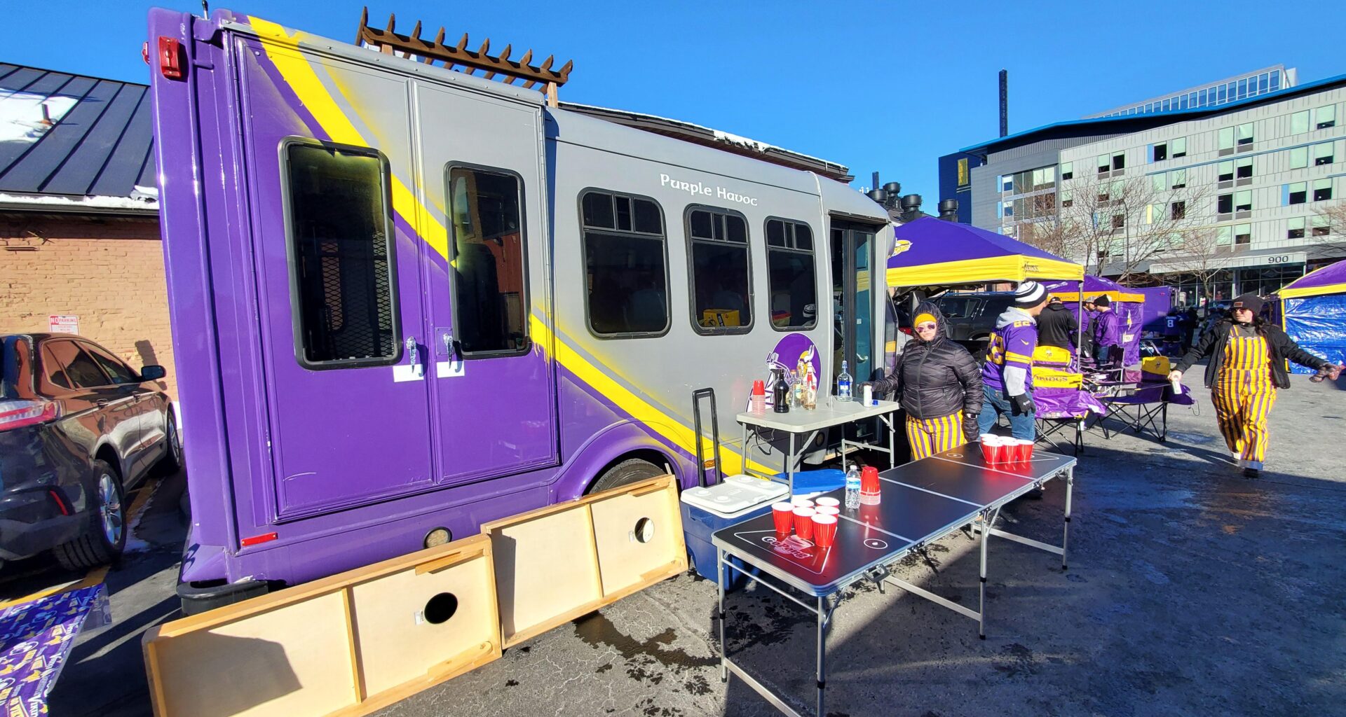 Vikings vs Commanders - Free Purple Havoc Tailgate - Washington Half-Smokes Edition
