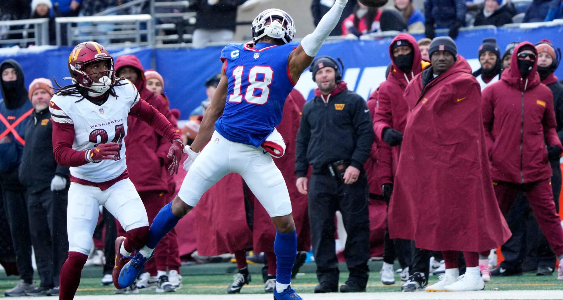 Giants' Jaxson Dart shoulders blame for Darius Slayton drop - John Fennelly