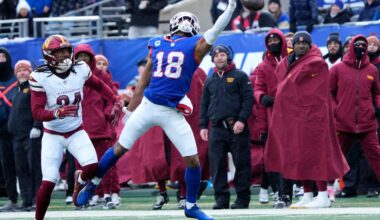 Giants' Jaxson Dart shoulders blame for Darius Slayton drop - John Fennelly