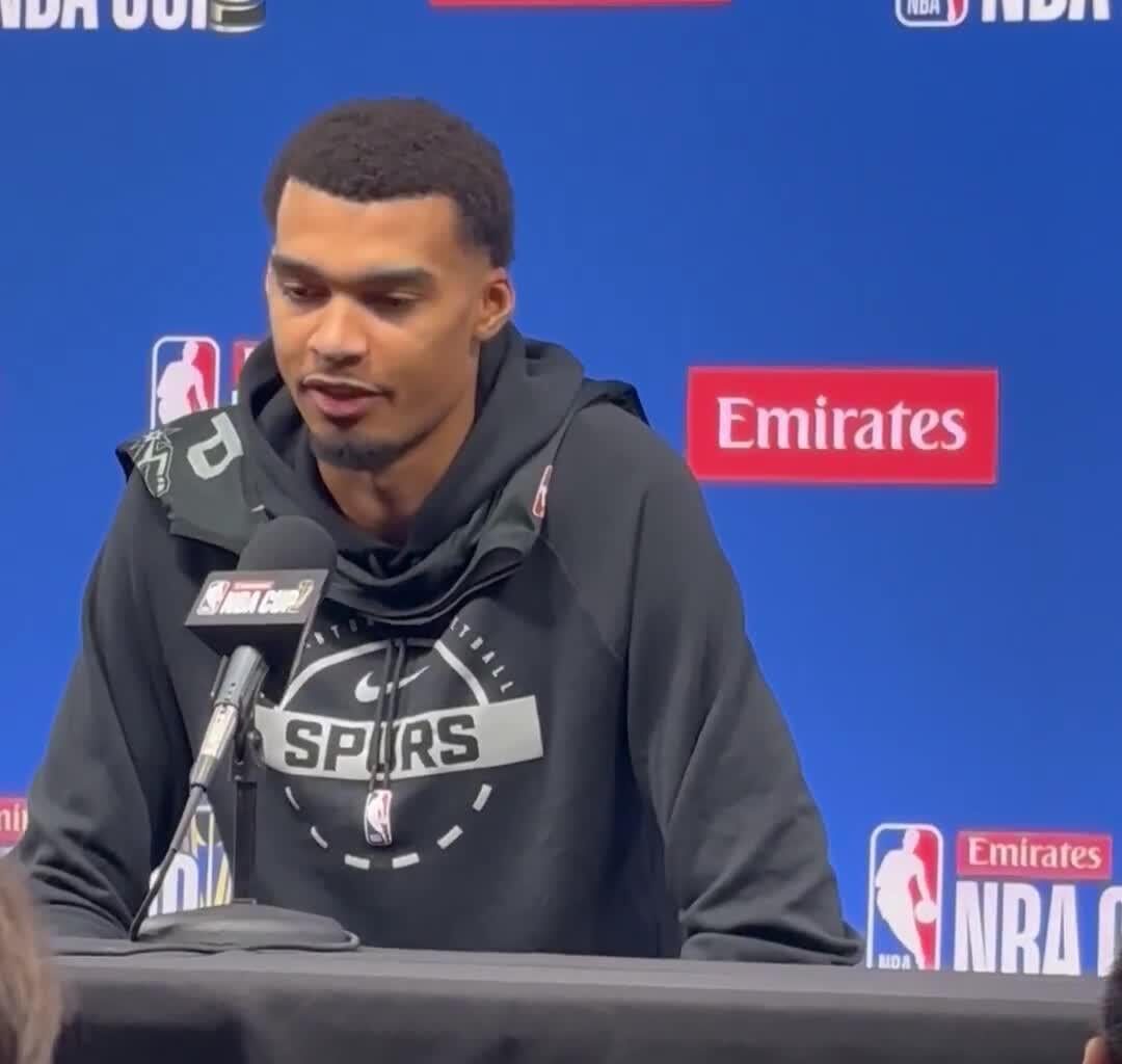 Wembanyama on a potential Spurs and OKC rivalry: "No one can claim to have a rivalry with them, they're in their own tier."