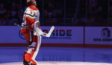 [OC] Ducks’ Husso Impressing In Extended Opportunity