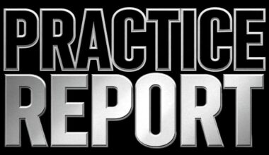 Will have a live Practice Report at 1:30PM