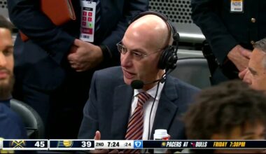 Adam Silver: "People love scoring, the one thing I think maybe that the league over-calibrated in terms of offense at times, because what fans clearly love too, is defense... they wanna see physical defense."