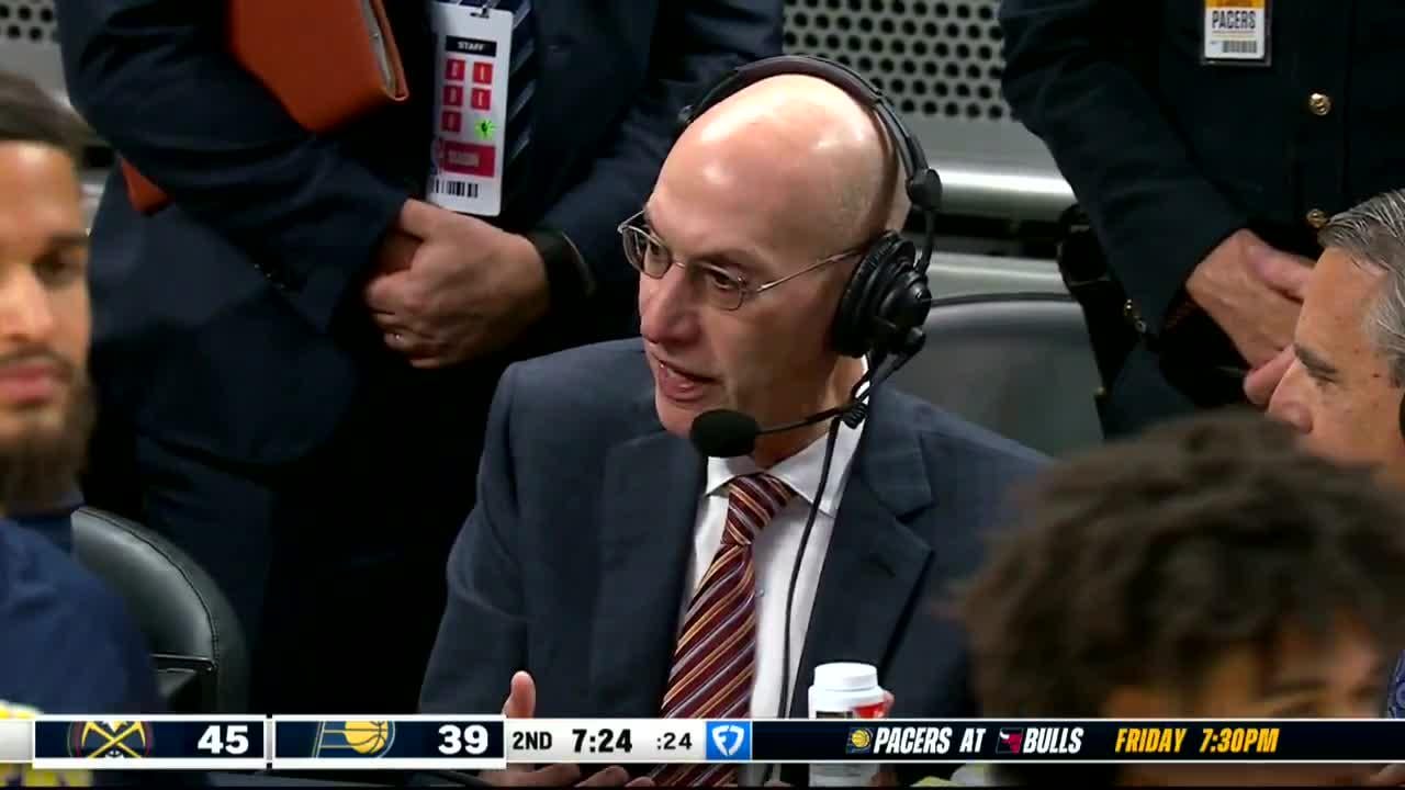 Adam Silver: "People love scoring, the one thing I think maybe that the league over-calibrated in terms of offense at times, because what fans clearly love too, is defense... they wanna see physical defense."