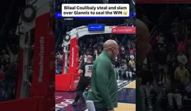 Bilal Coulibaly steal and slam over Giannis to seal the WIN