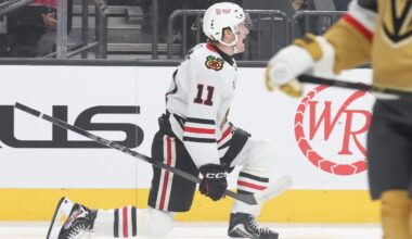 As Blackhawks’ speedy Oliver Moore instantly clicks with Frank Nazar, the future is in view