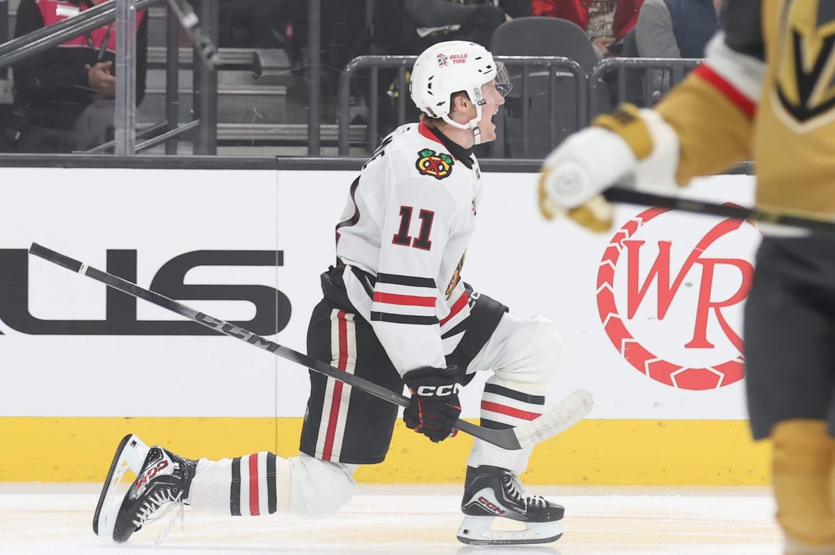 As Blackhawks’ speedy Oliver Moore instantly clicks with Frank Nazar, the future is in view