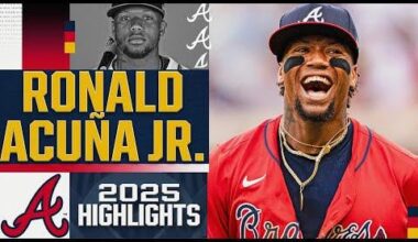 2025 NL Comeback Player of the Year! Ronald Acuña Jr. returned to the Braves & made a BIG IMPACT! 💪
