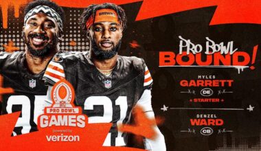 Myles Garrett and Denzel Ward earn Pro Bowl honors